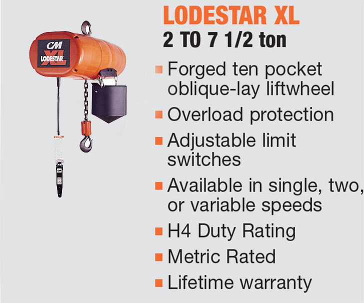 Electric Hoists - Chain - Lodestar XL